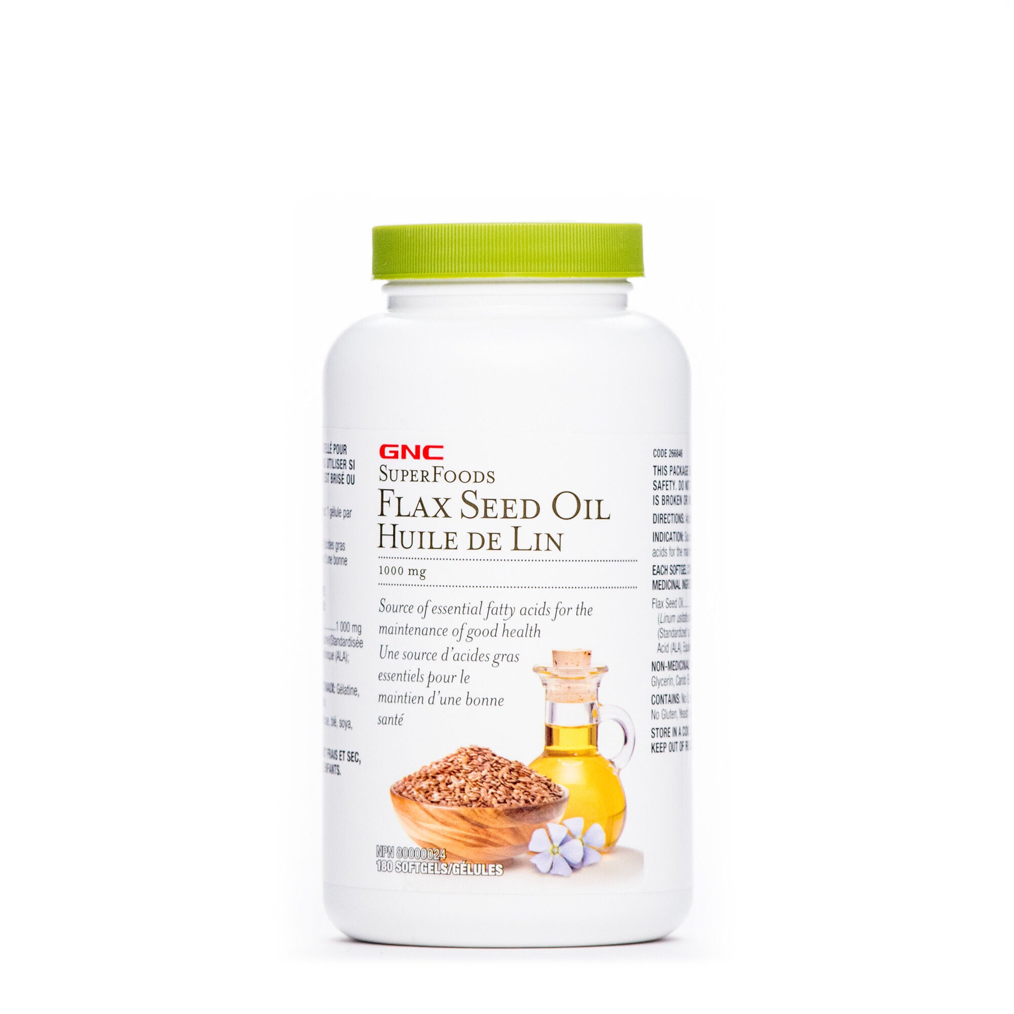 Huile de graines de lin 1&nbsp;000&nbsp;mg  | GNC